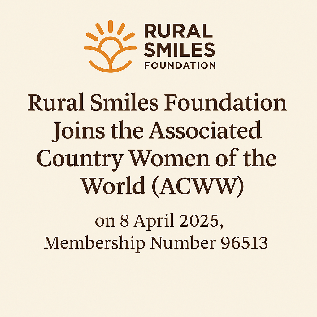 Rural Smiles Foundation Joins the Associated Country Women of the World (ACWW)