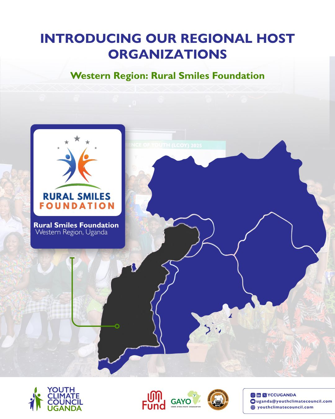 Rural Smiles Foundation Selected as Western Uganda Regional Host for the Youth Climate Council Uganda