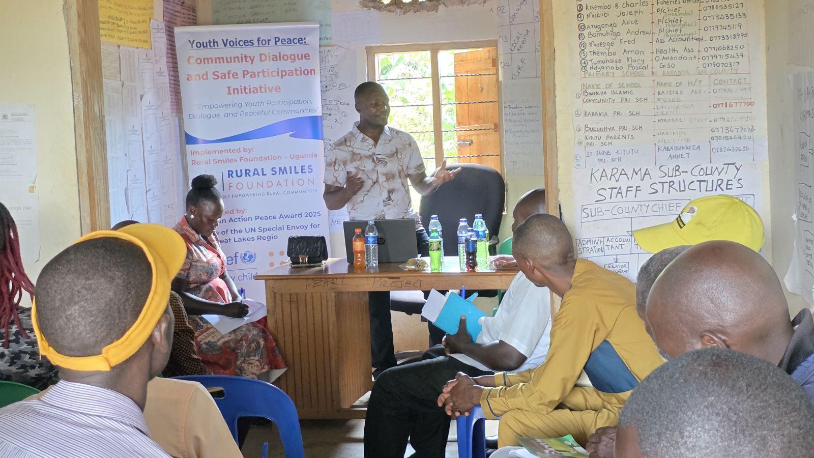 Rural Smiles Foundation Holds Consultative Meeting with Local Leaders to Co-Create Community Peace Solutions